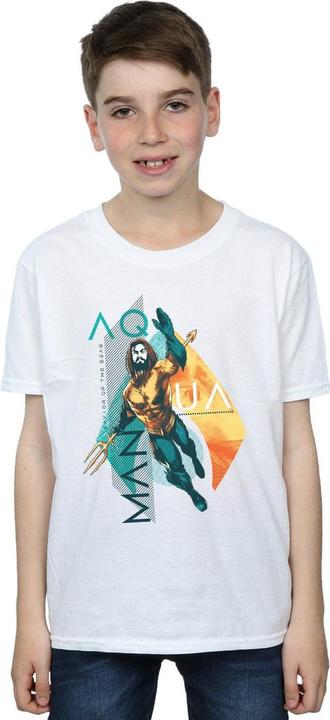Immagine prodotto Aquaman Tropical Icon Maglietta Ragazzi (140, 146)