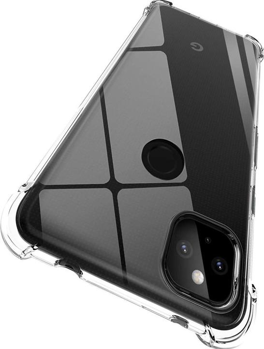 Produktbild Screenguard Google Pixel 4a 5G Hülle Crystal Soft Airbag Bumper (Google Pixel 4a 5G)