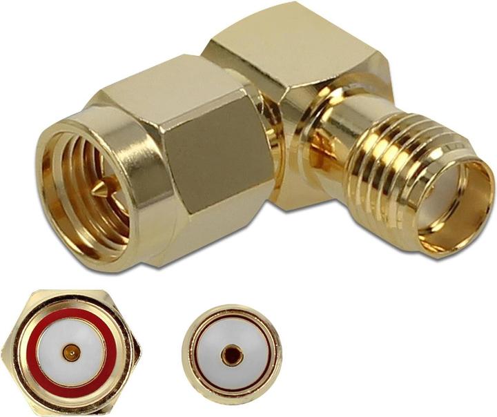 Produktbild Delock Antennenadapter SMA - SMA 90° gewinkelt (Antennenkabel)