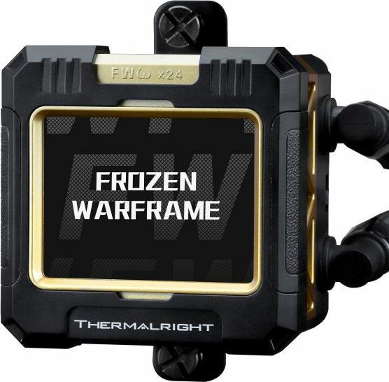 Actual product image Thermalright Frozen Warframe 240 Computer case, Processor All-in-one liquid cooler 12 cm Black 1...