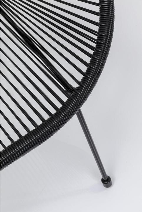Produktbild Kare Design Bank Acapulco Schwarz (121 cm)