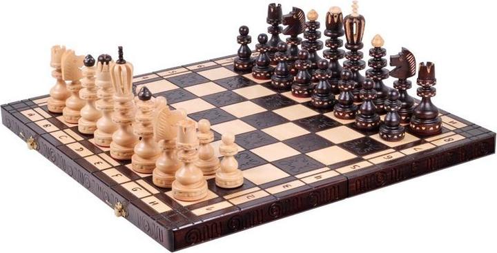Image du produit Holzecke Jeu d'échecs sculpté "ROMAN II