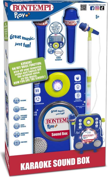 Actual product image Bontempi speaker with 2 microphones