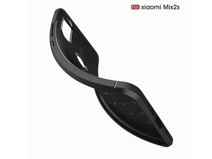Produktbild Screenguard Xiaomi Mi Mix 2S Hülle Leather Design TPU Cover (Xiaomi Mi Mix 2S)