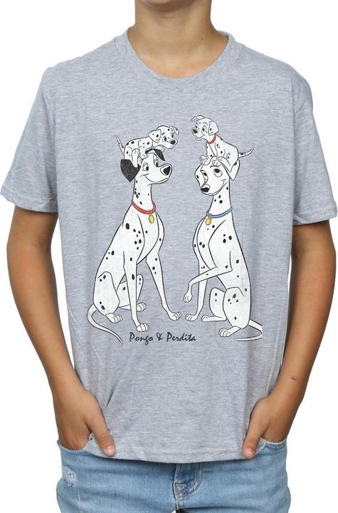 Immagine prodotto Disney 101 Dalmatians Classic Pongo And Perdita Maglietta Ragazzi (116)