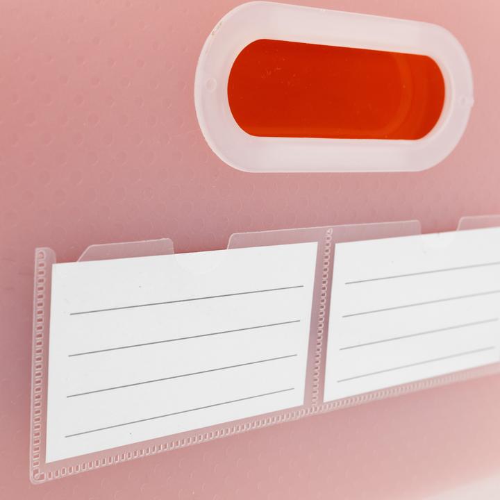 Actual product image Idena Document folder A4 24 compartments transparent (A4)
