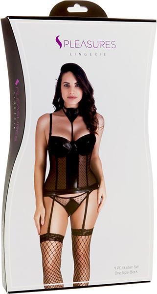 Actual product image S Pleasures Set Bustier Dots (One size)
