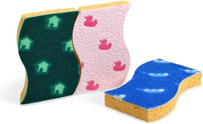 Actual product image Spontex Sponges Cellulose Set 3 Pcs (3 pcs.)