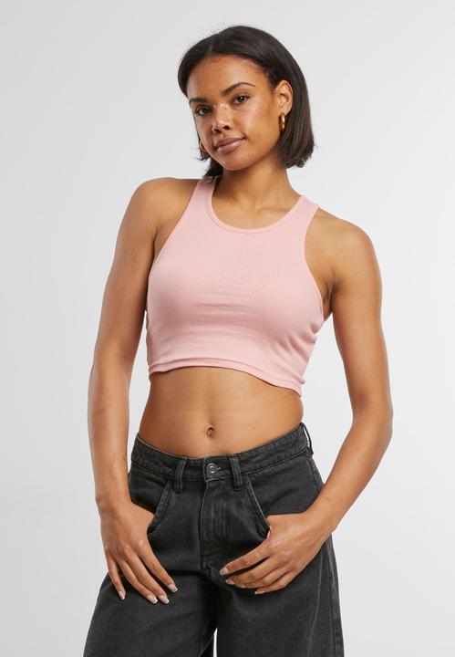 Actual product image Urban Classics Ladies Cropped Rib Top - 3760 (XXL)