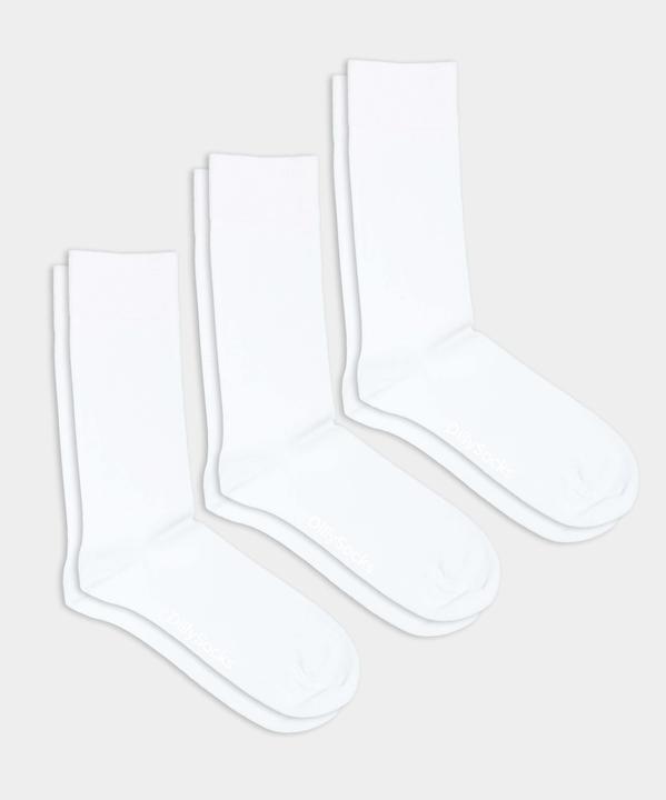 Produktbild DillySocks Smooth Snow White Pack (3er Pack, 41 - 46)