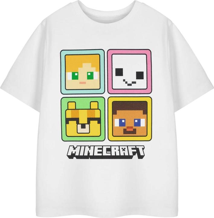 Immagine prodotto Minecraft Maglietta Quadrati Maniche Corte Ragazze (146, 152)