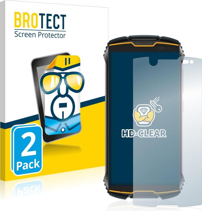 Produktbild BROTECT Schutzfolie Displayschutz Klar (2 Stück, Cubot King Kong Mini)