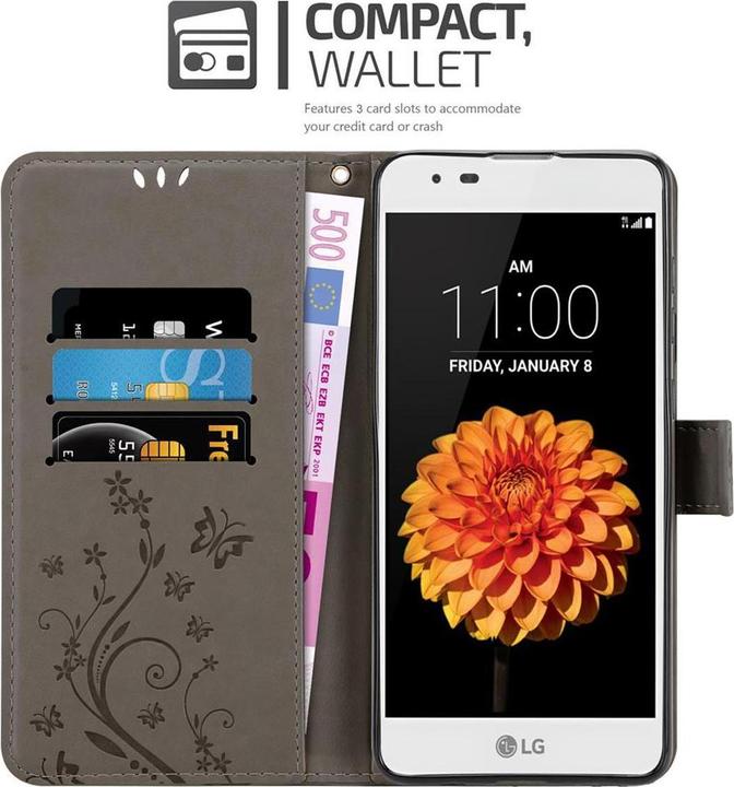 Image du produit Cadorabo Couverture du livre de fleurs (LG K7)