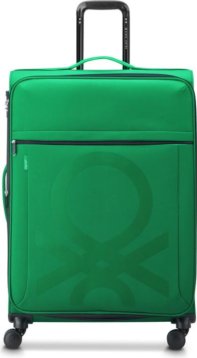 Delsey Paris x United Colors of Benetton Color Block 4 Rollen Trolley L 77 cm mit Dehnfalte (114 l, XL (ab 115l))