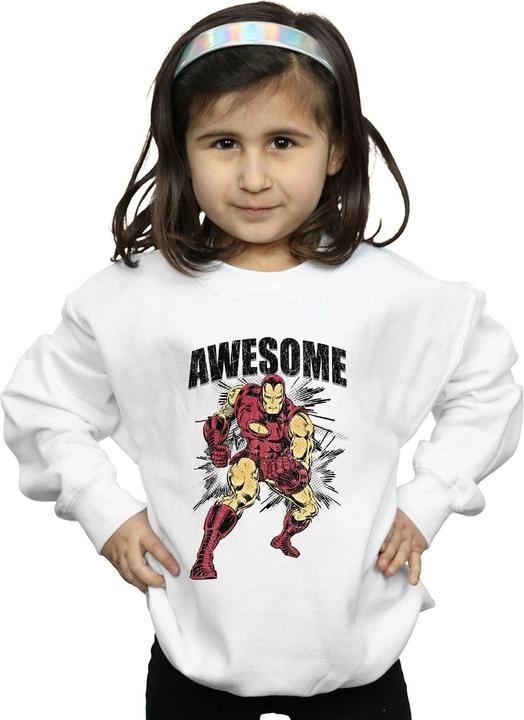 Image du produit - Sweat AWESOME IRON MAN - Fille (140, 146)