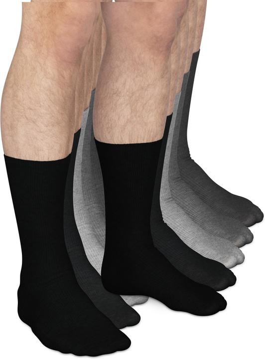 Produktbild Normani 10 Paar Gesundheitssocken mit hohem Baumwollanteil (10er Pack, 35 - 38)