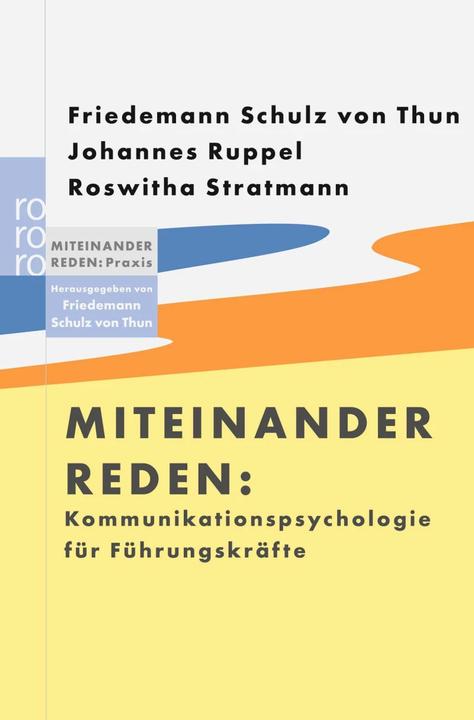 Image du produit Miteinander reden: Kommunikationspsychologie für Führungskrä (Allemand, Friedemann Schulz de Thoune, 2003)