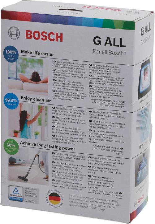 Image du produit Bosch Hausgeräte PowerProtect Type G ALL, BBZ41FGALL (1 x)