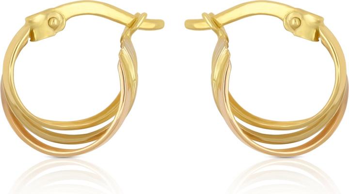 Produktbild Muau Creolen (750, Weissgold, 18 K Gelbgold)