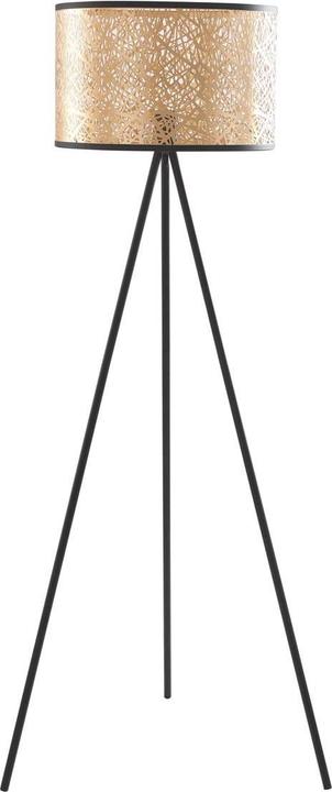 Actual product image Lindby Yonah floor lamp black gold tripod (E27)