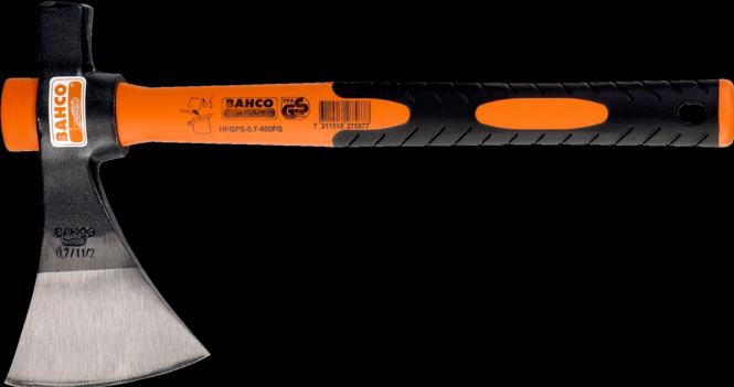 Actual product image Bahco Camping axe with fibreglass handle and blade in French design, 380 mm, 1.07 kg