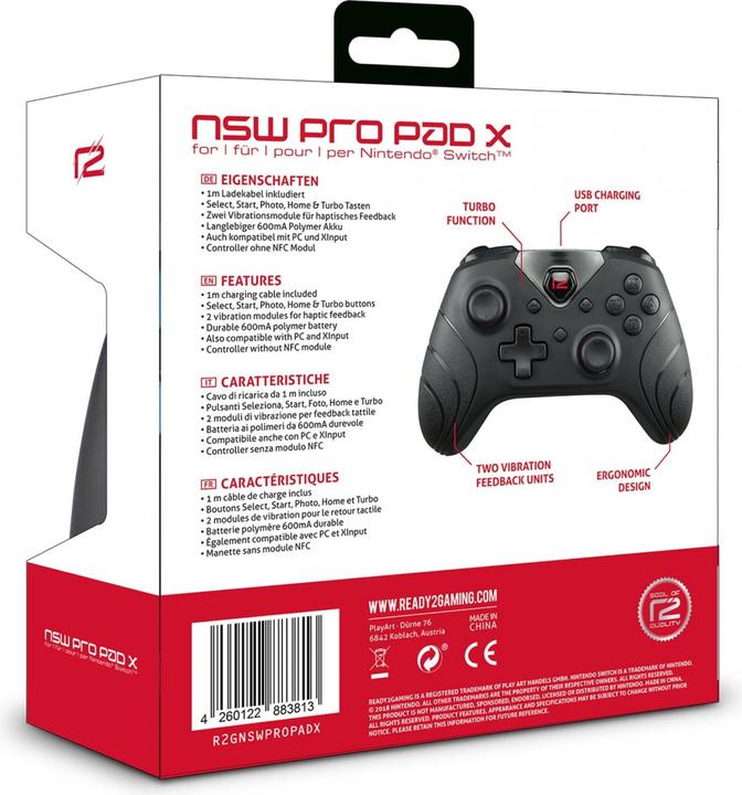 Produktbild ready2gaming Switch Pro Pad X (Switch)