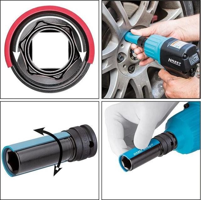 Image du produit HAZET Douille à chocs ∙ 6 pans 903SLG-21 ∙ Carré creux 12,5 mm (1/2 pouce) ∙ Profil Traction à 6 pa… (21 mm)