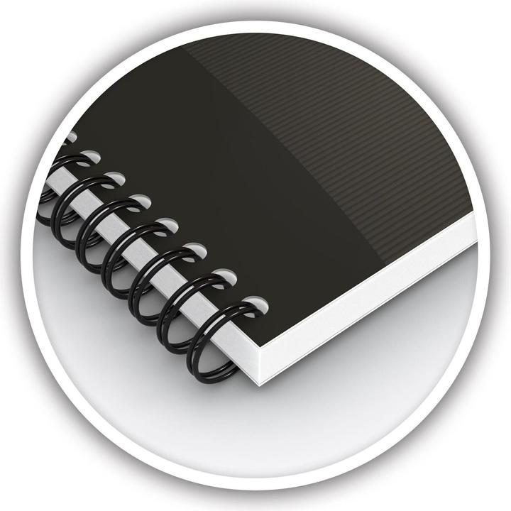 Image du produit Oxford Livre à spirale Smart Black (A5, Blanc, Couverture souple)