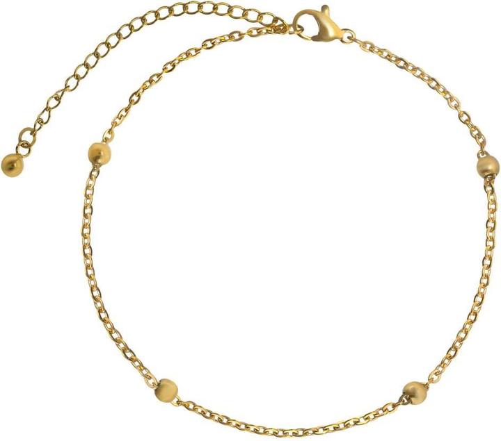 Image du produit Bijouteria Chaînette de pied (Acier inoxydable, Revêtement PVD (couleur or), 27 cm)