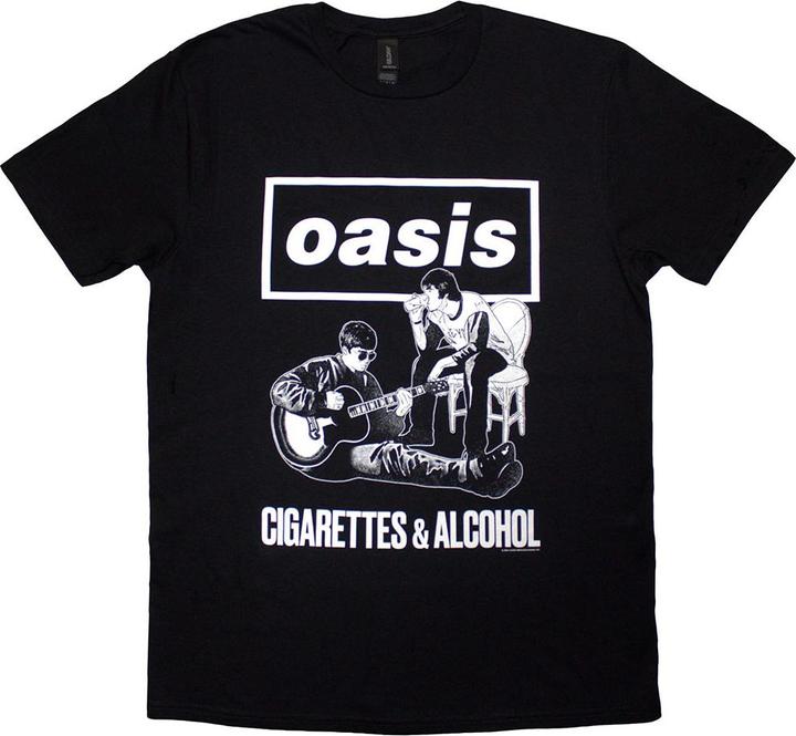 Oasis Cigarettes & Alcohol Illustration Mono