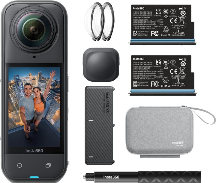 Insta360 X5 Essentials Bundle (30p, Wi-Fi, Bluetooth)
