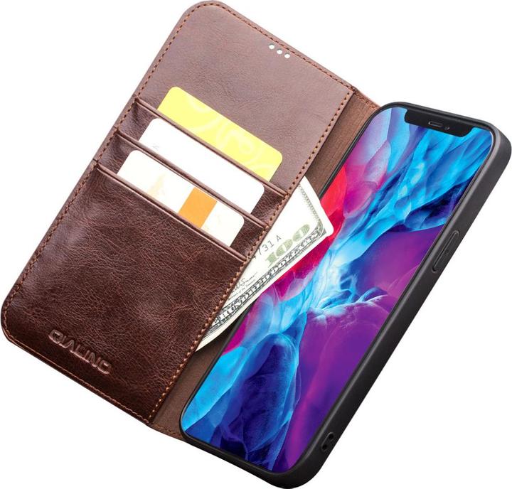 Immagine prodotto QiAlino Fourre Flip cuir véritable (Apple iPhone 13 Pro Max)