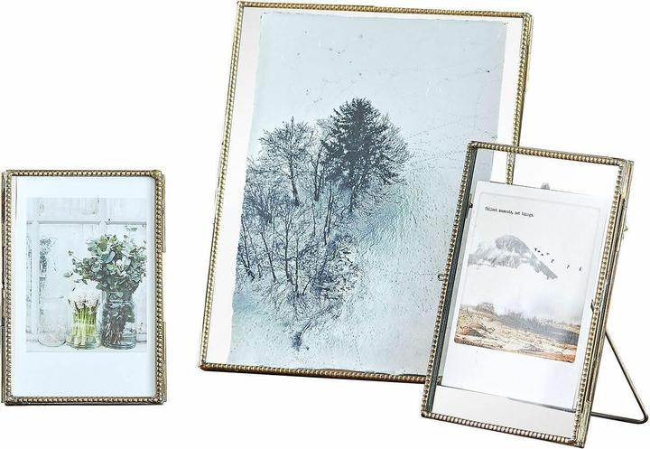 Immagine prodotto Loberon Set di 3 cornici Isvento oro antico (13 x 18 cm, 10 x 15 cm, 10 x 20 cm)