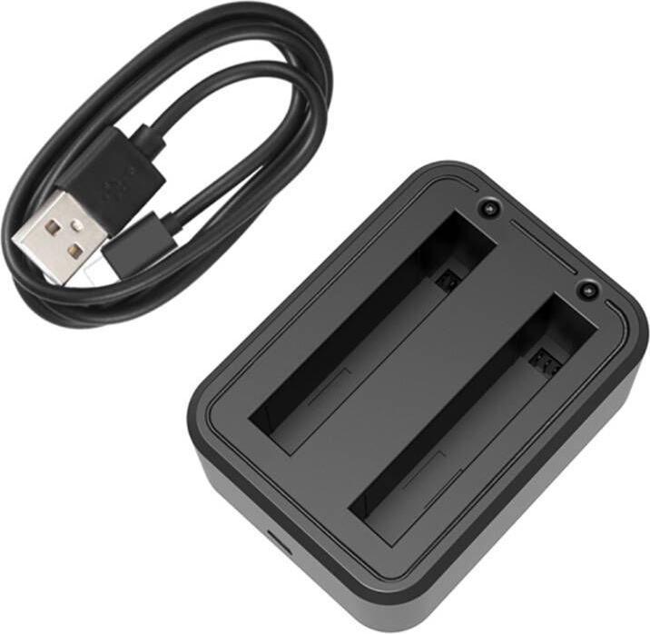 Actual product image Puluz USB Dual Batteries Charger For Insta360 X3 (x3)