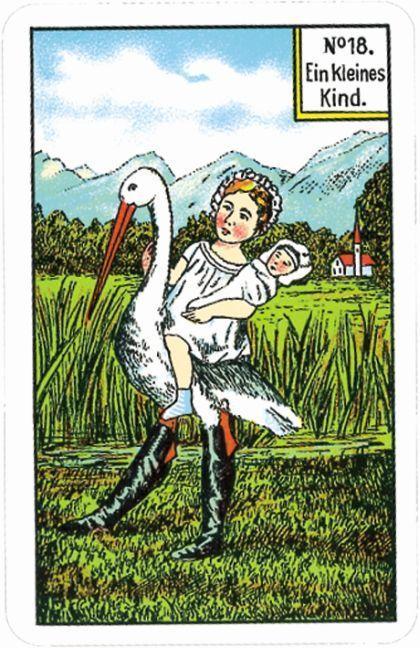 Actual product image Original Kipper fortune telling cards (German)