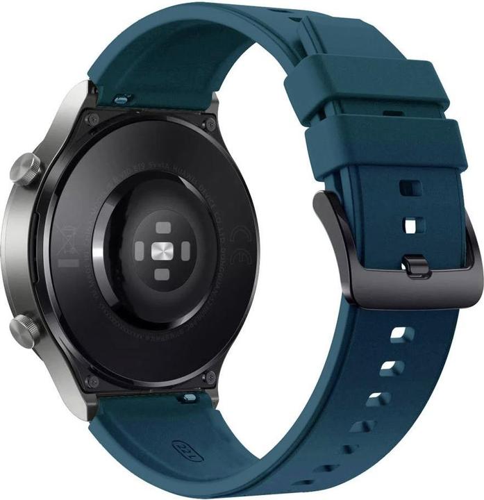 Immagine prodotto Marka Niezdefiniowana Cinturino in silicone per Huawei Watch GT 2/3/4/2 Pro/3 Pro/4 Pro/GT 2e 46mm - Verde scuro (Silicone)