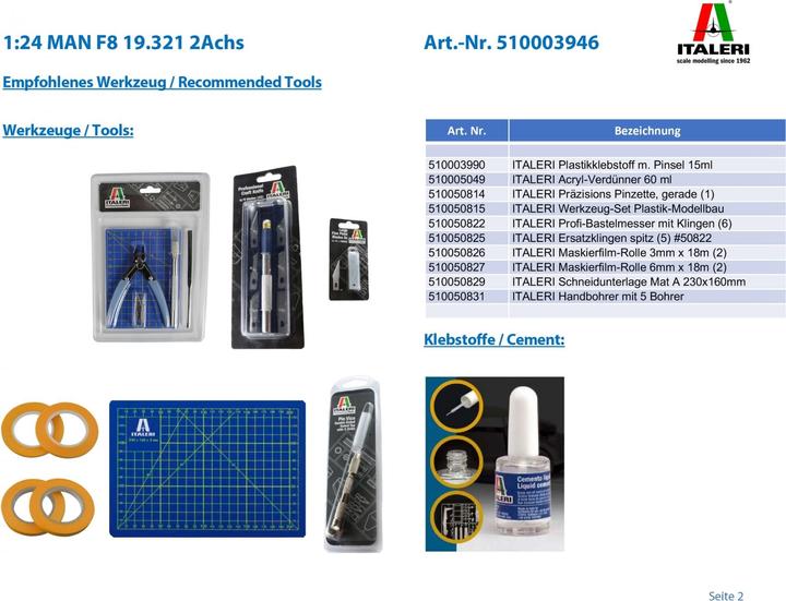 Immagine prodotto 1:24 MAN F8 19.321 a 2 assi