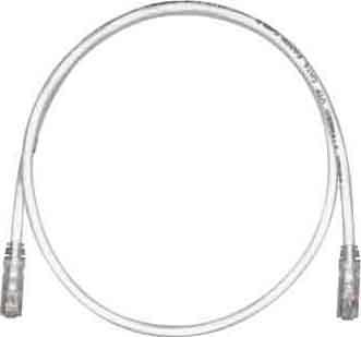 Produktbild Panduit Kupfer-Patchkabel, Kategorie 6, Weisses UTP-Kabel, 2 Meter Weisses Netzwerkkabel 2 m (2 m)