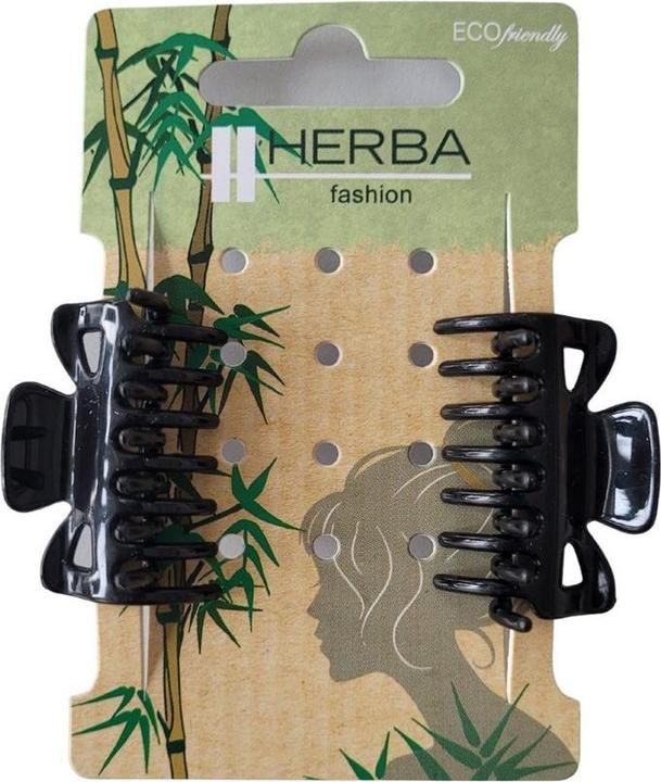 Image du produit Herba Pince Ecofriendly, noir, 3.8 cm, 2 pcs (2 pcs)