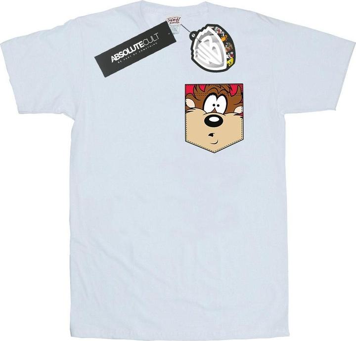 Produktbild Looney Tunes Tasmanian Devil Face Faux Pocket TShirt (XL)