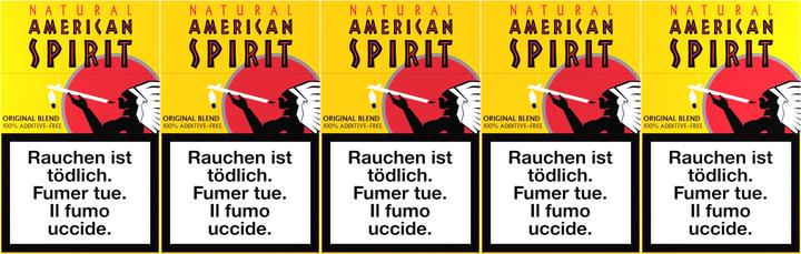 Actual product image Natural American Spirit Yellow Box (10 pcs.)