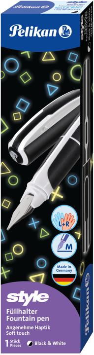 Pelikan Füllfederhalter style Neon (Weiss, Schwarz, 1 x)