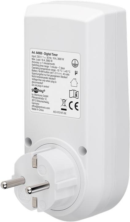 Image du produit Goobay Minuterie numérique, lot de 3