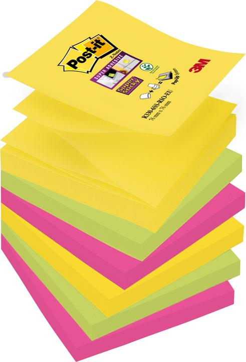 Actual product image Post-it Block Super Sticky Z-Notes (76 x 76 mm)