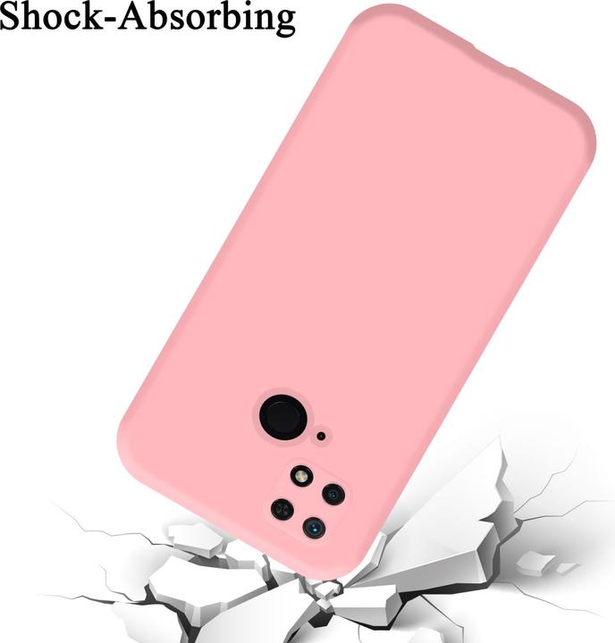 Productafbeelding Cadorabo TPU Liquid Silicone Hoesje Cover voor Xiaomi RedMi 10C / POCO C40 (Xiaomi Redmi 10C, Xiaomi Poco C40)