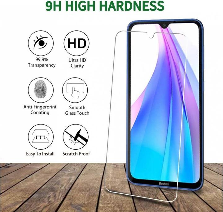 Produktbild Screenguard Xiaomi Redmi Note 8T Panzerglas Schutzfolie Case Friendly Design (1 Stück, Xiaomi Redmi Note 8T)