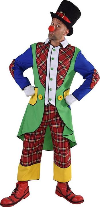 Actual product image Magic by Freddie Men's costume clown Pipo, colourful (XXL)
