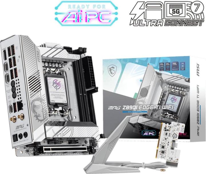 MSI MPG Z890I EDGE TI WIFI (LGA 1851, Intel Z890, Mini-ITX)