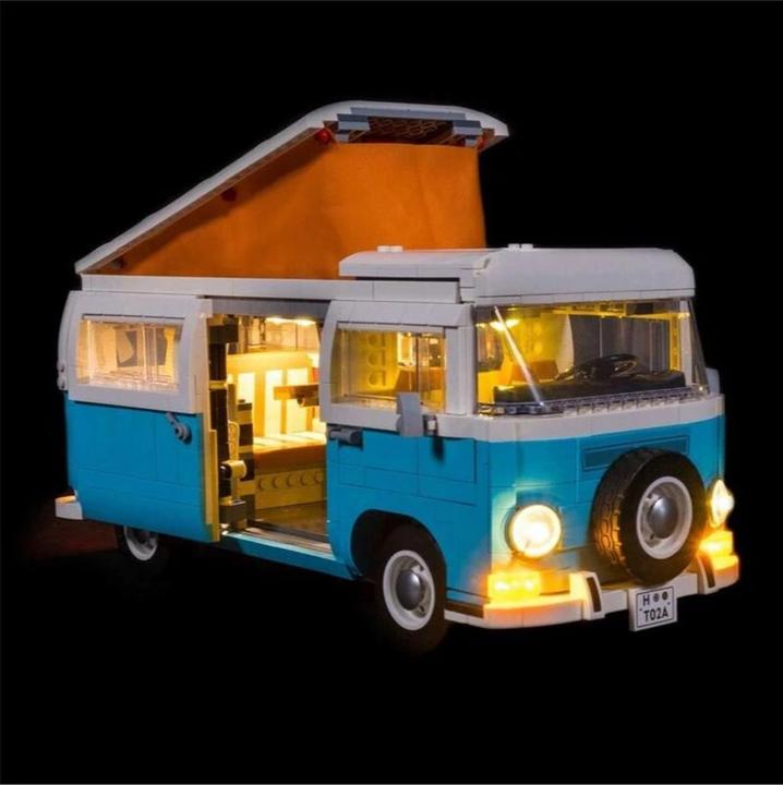 Actual product image Light my bricks LED Light Set for LEGO Volkswagen T2 Camping Bus