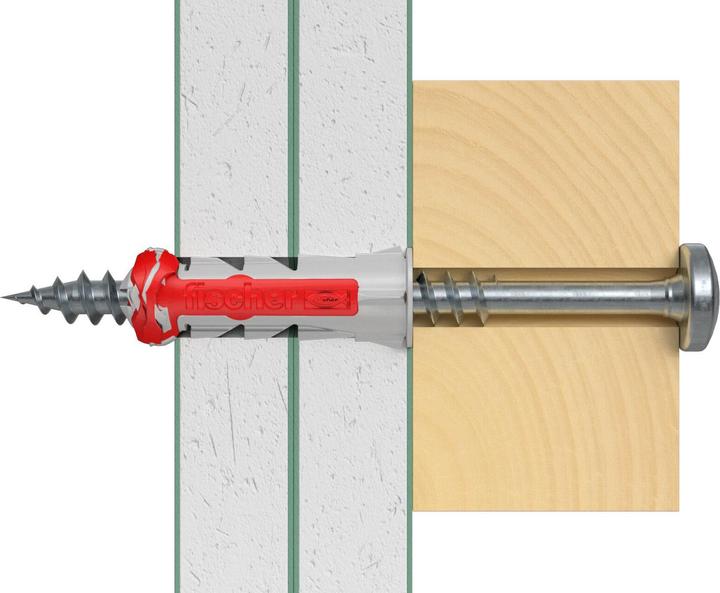 Produktbild Fischer SB Nylondübel Duopower mit Schraube (12 Stk.)